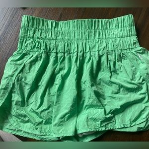 Green free people The Way Home shorts